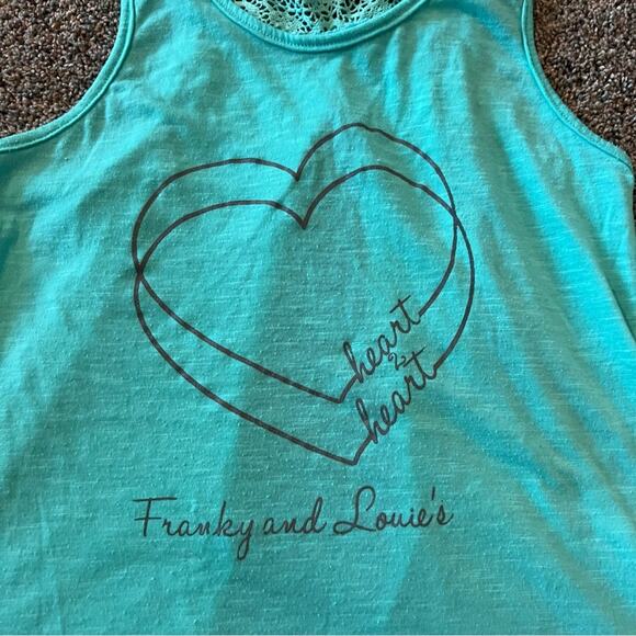 Lagaci Open Back Sleeveless Top Girls Size Large Heart 2 Heart - Picture 3 of 8